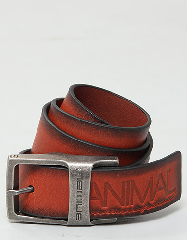Animal Blame Leather belt - Tan