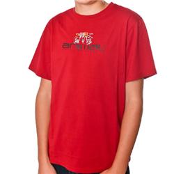 Boys Bevan T-Shirt - Rio Red