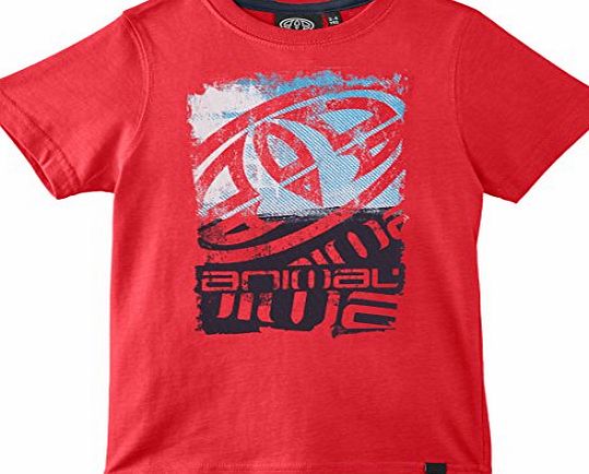 Animal Boys Hacen T-Shirt, Multicoloured (Hibiscus), 11 Years (Manufacturer Size:Medium)