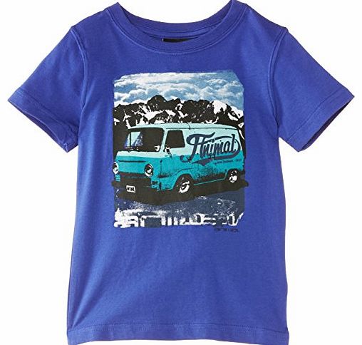 Animal Boys Handrails T-Shirt, Royal Blue, 11 Years (Manufacturer Size:Medium)