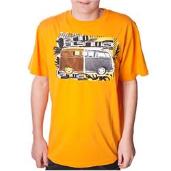 Boys Hayes SS T-Shirt - Flame Orange