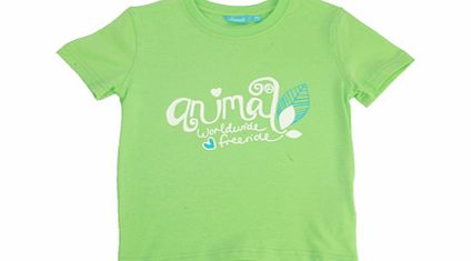 Animal Girls Girls Animal Beavis Crew Printed T-Shirt. Summer
