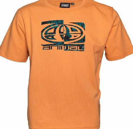 Animal Junior Hollowed Graphic T-Shirt Gold