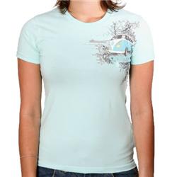 animal Ladies Acer T-Shirt - Blue Tint