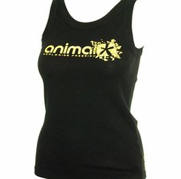 Animal Ladies Animal Gillis Vest Top. Black