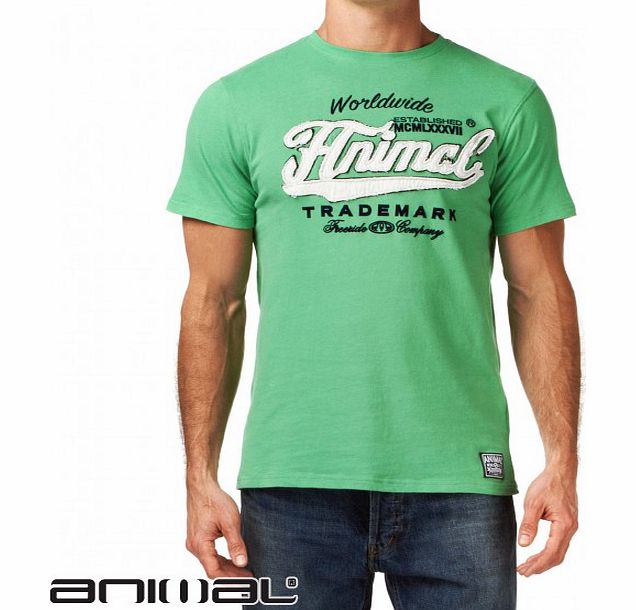 Animal Mens Animal Branson T-Shirt - Bean Green