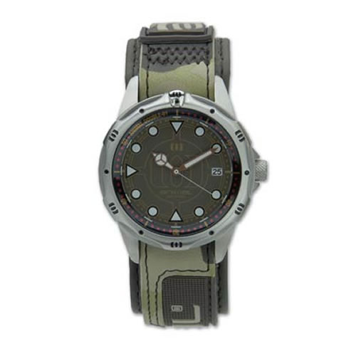 Mens Animal Double O One Watch Olive / Camo