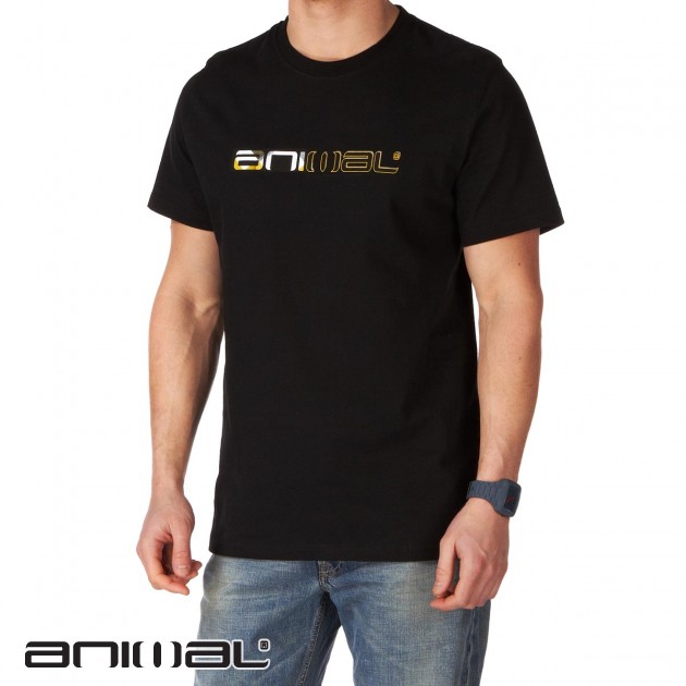 Animal Mens Animal Larne T-Shirt - Black