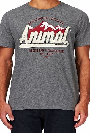 Animal Mens Animal Lowicks T-shirt - Charcoal Marl