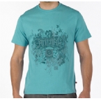 Animal Mens Basic T-Shirt Blue