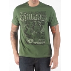 Animal Mens Cut``ew T-Shirt Elm Green