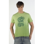 Animal Mens Mid Fit Retro 80`T-Shirt Sharpe Green