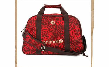 Animal Over Night Bag Red