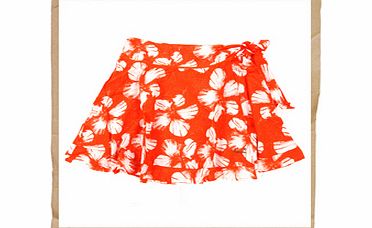 Animal Pai Wrap Skirt Spicey Orange