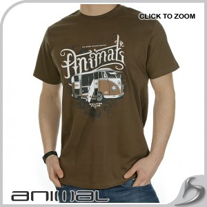 Animal T-Shirt - Animal Beaver T-Shirt - Dark