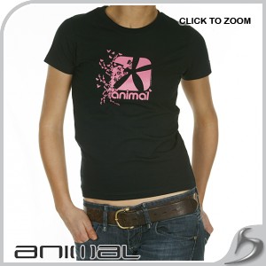 Animal T-shirts - Animal Adelia T-shirt - Black