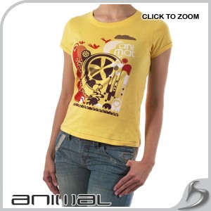 T-Shirts - Animal Agatti T-Shirt - Yolk