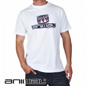 Animal T-Shirts - Animal Banks T-Shirt - White