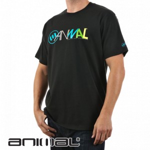 Animal T-Shirts - Animal Barrel T-Shirt - Black
