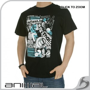 Animal T-Shirts - Animal Beagle T-Shirt - Black
