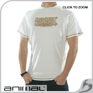 Animal T-Shirts - Animal Benga T-Shirts - Chalk