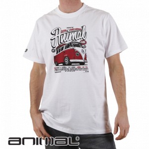 Animal T-Shirts - Animal Bonzer T-Shirt - White