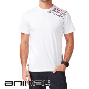Animal T-Shirts - Animal Broderick T-Shirt - White