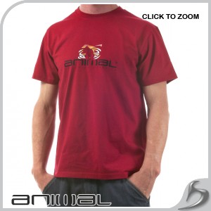 T-Shirts - Animal Burton T-Shirt - Rio Red