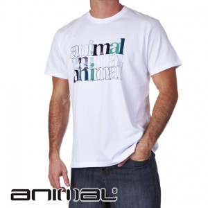 Animal T-Shirts - Animal Cerne T-Shirt - White