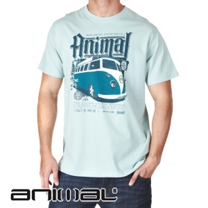 Animal T-Shirts - Animal Cobbs T-Shirt - Blue Haze