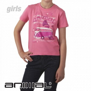 Animal T-Shirts - Animal Dabbs T-Shirt - Pink