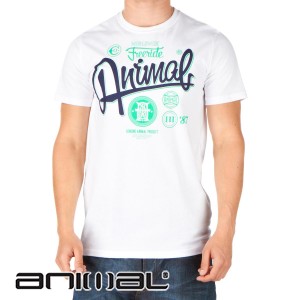 Animal T-Shirts - Animal Hamill T-Shirt - White