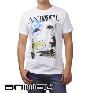 Animal T-Shirts - Animal Hewett T-Shirt - White