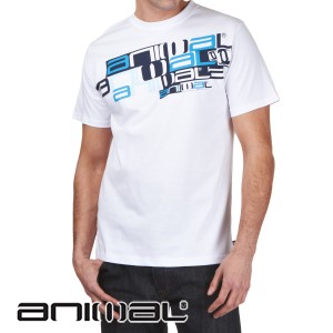 Animal T-Shirts - Animal Hollis T-Shirt - White