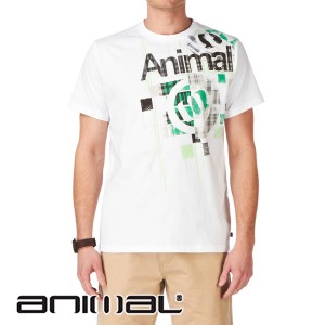 Animal T-Shirts - Animal Lewes T-Shirt - White