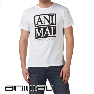 Animal T-Shirts - Animal Limerick T-Shirt - White