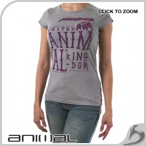 Animal T-Shirts - Animal Porto T-Shirt - Grey Marl