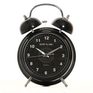Animal Tick Alarm clock - Black
