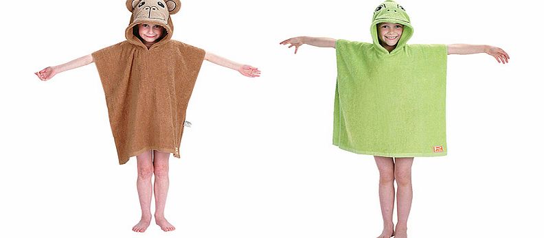 animal Towel - Monkey and Frog