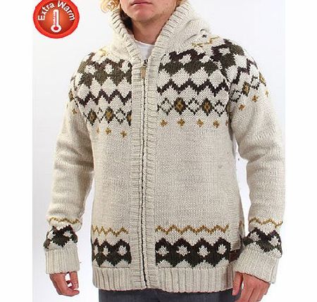 Animal Wareham Sherpa lined hooded zip knit
