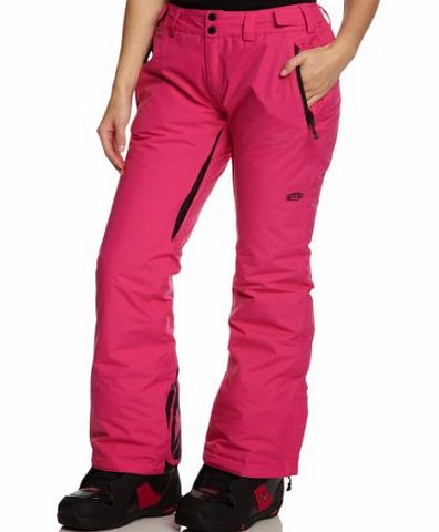 Animal Womens Hale Snow Pant - Fuchsia Pink, Size 12