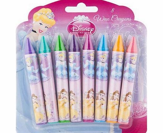 8 Disney Princess Wax Crayons