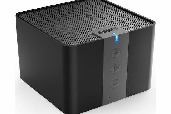 Classic Portable Wireless Bluetooth 4.0 Speaker with 20 Hour Rechargeable Battery and Full, High-Def Sound (Black) - A7908