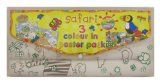 3 Safari Colour in Posters in Wallet with 3 Colouring Pens