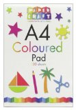 Anker International A4 Coloured Pad 120 Sheets