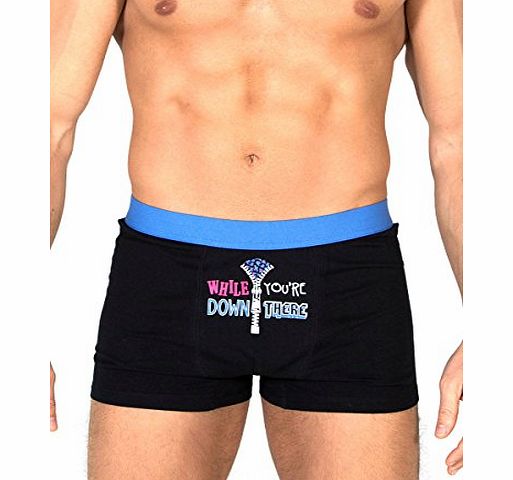 Ann Summers Mens While Youre Down There Boxer Shorts Briefs Sexy Underwear New