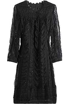 Anna Sui Double-layered shift dress