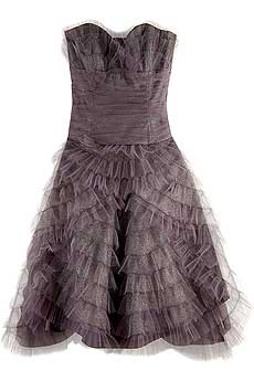 Anna Sui Exclusive Glitter Tulle Dress