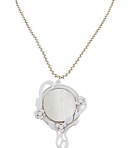 Ladies Hand Held Mirror Necklace from AnnaLou of
