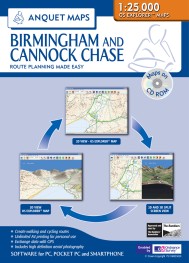 Anquet Maps 43 Birmingham and Cannock Chase